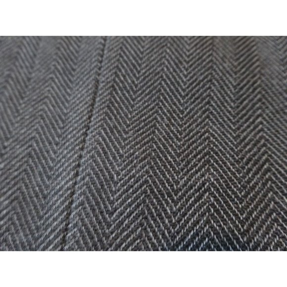 GIORGIO ARMANI Le Collezioni Made Italy Wool Slate Gray JACKET Herringbone 40R - Picture 3 of 10
